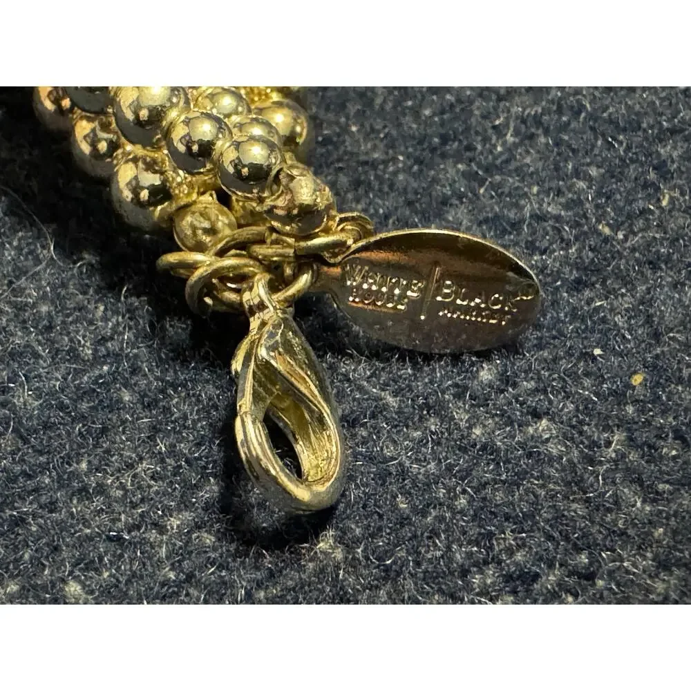 White House Black Market Graduated Lucite Ambre Necklace